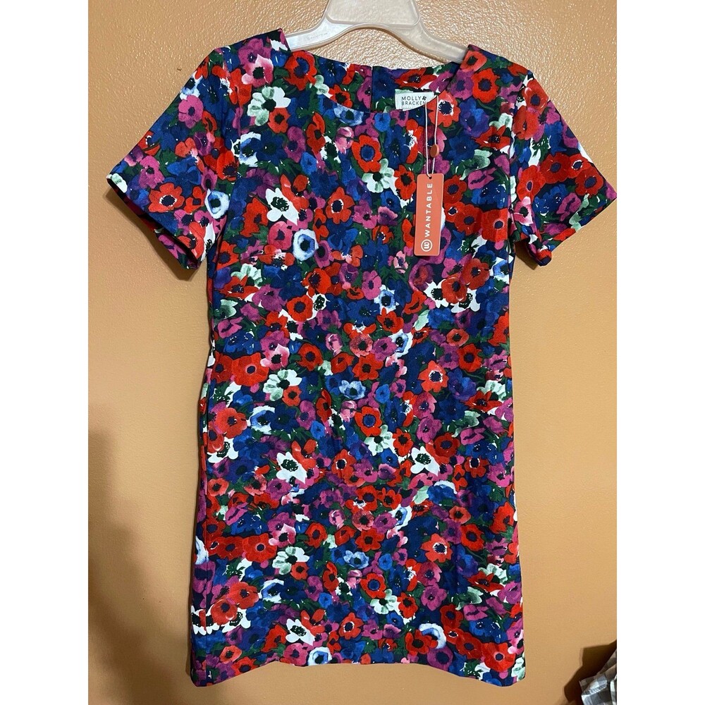NWT molly bracken floral dress size S